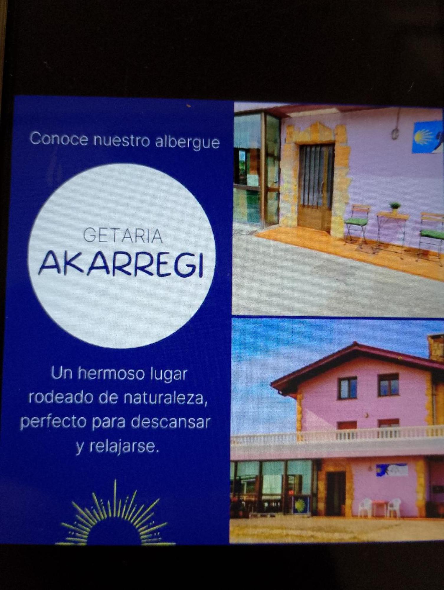 Akarregi-Kanpaia Albergue De Peregrinos Гетарія Екстер'єр фото
